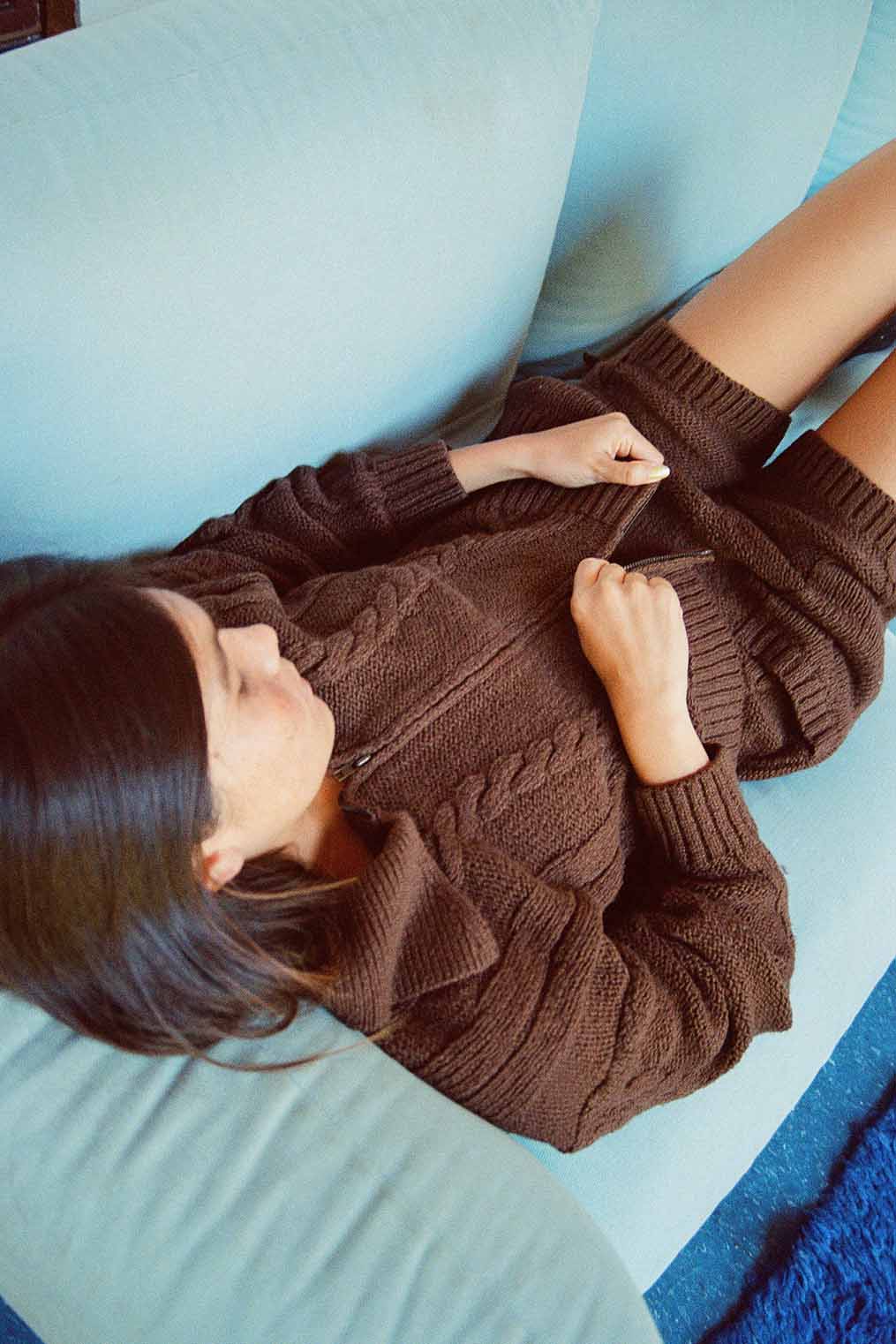 Braided Knit Cardigan - Image 3
