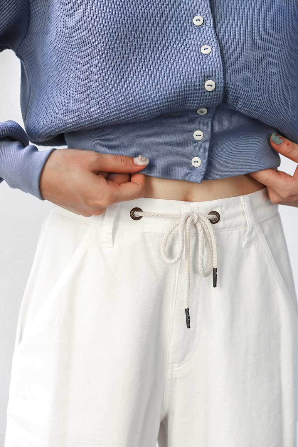 Waffle Sailor Cardigan - Image 3