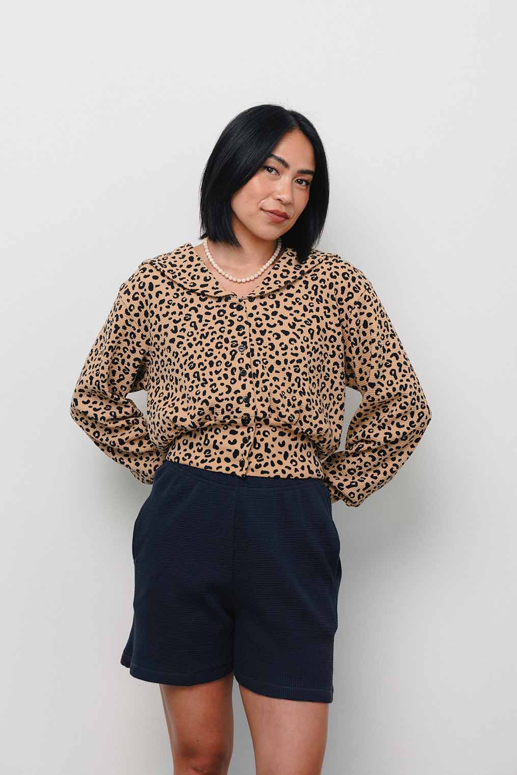 Waffle Sailor Cardigan - Image 4