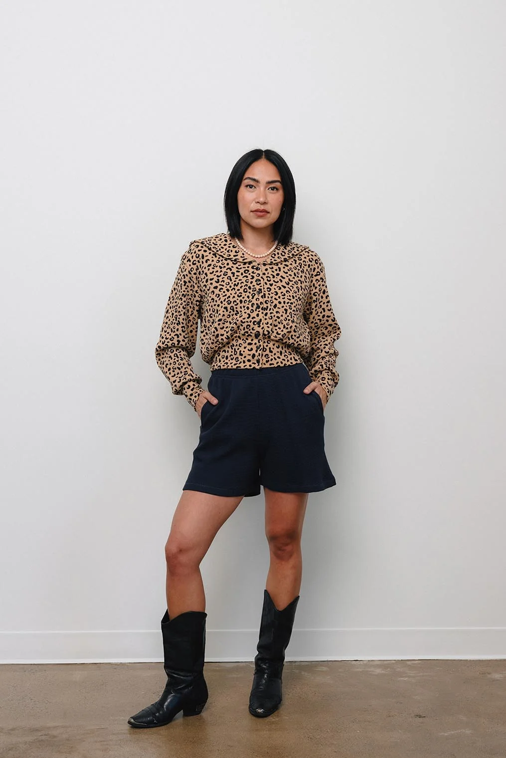 Waffle Sailor Cardigan - Image 6